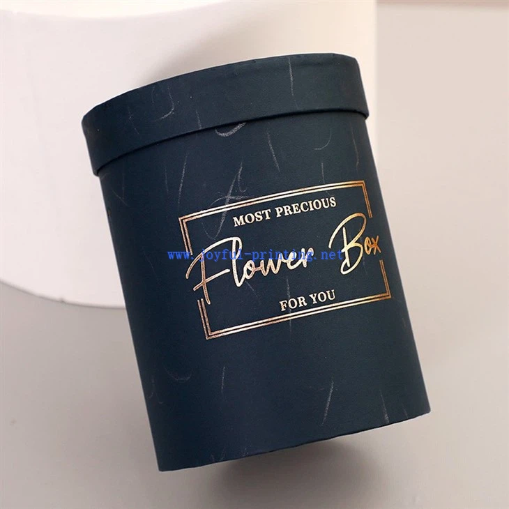 Portable Hugging Bucket Two-piece Round Flower Candy Wrapping Gift Box