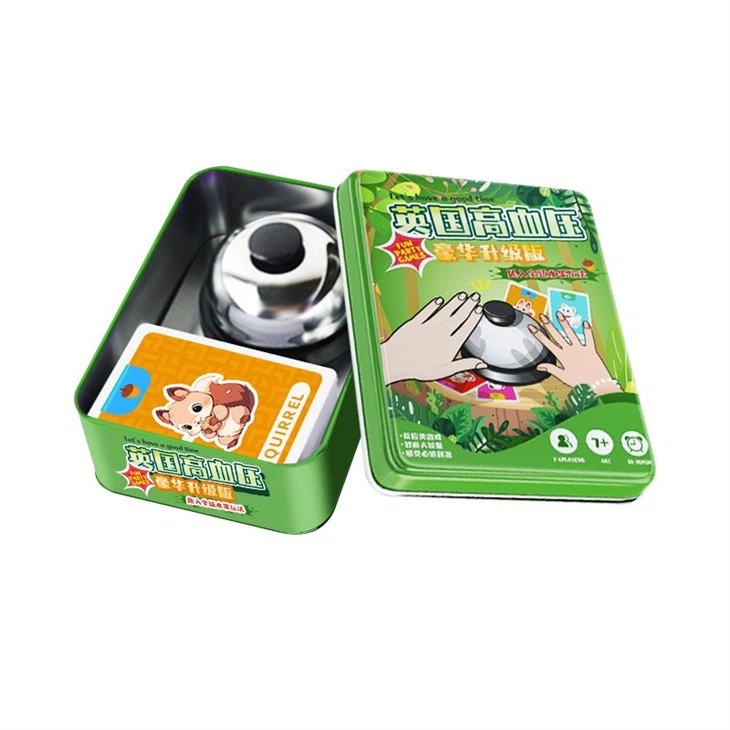 Tin Box Board Game Cards